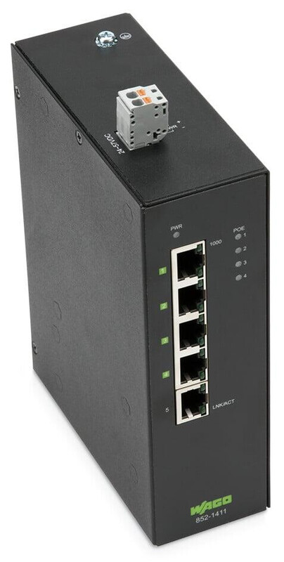 ETHERNET SWITCH 5-PORT, POE