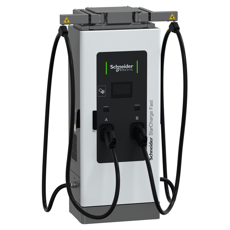 RECHARGING STATION SCHNEIDER 60 KW DC, 2X CCS2, 3,6M