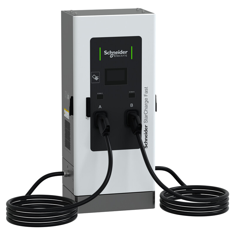 schneider electric Latausasema teholataus sch 60 kw dc, 2x ccs2, 7,5m