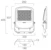 sylvania Floodlight kalani ip66 15600lm 840 asy da