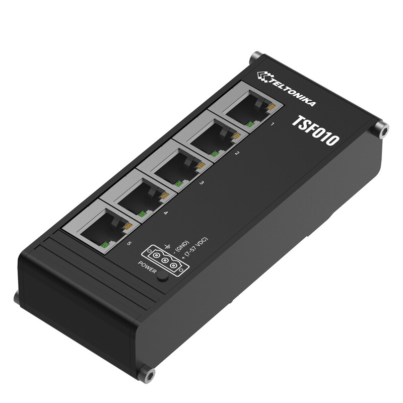 ETHERNET SWITCH 5-PORT 10/100M INDUSTRIAL DIN