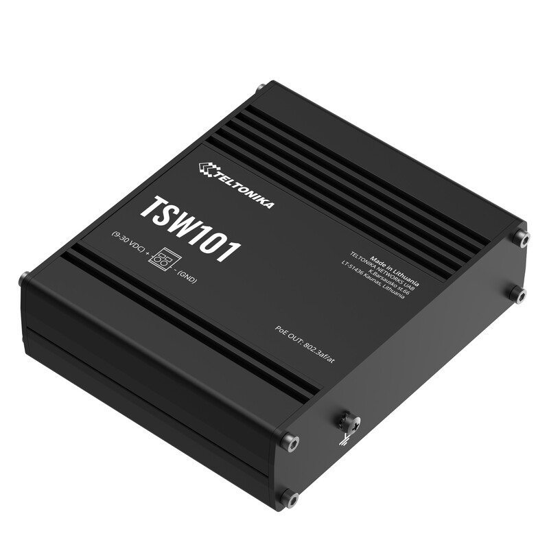 ETHERNET SWITCH 5PORT GBIT FÖR FORDON 4×POE+