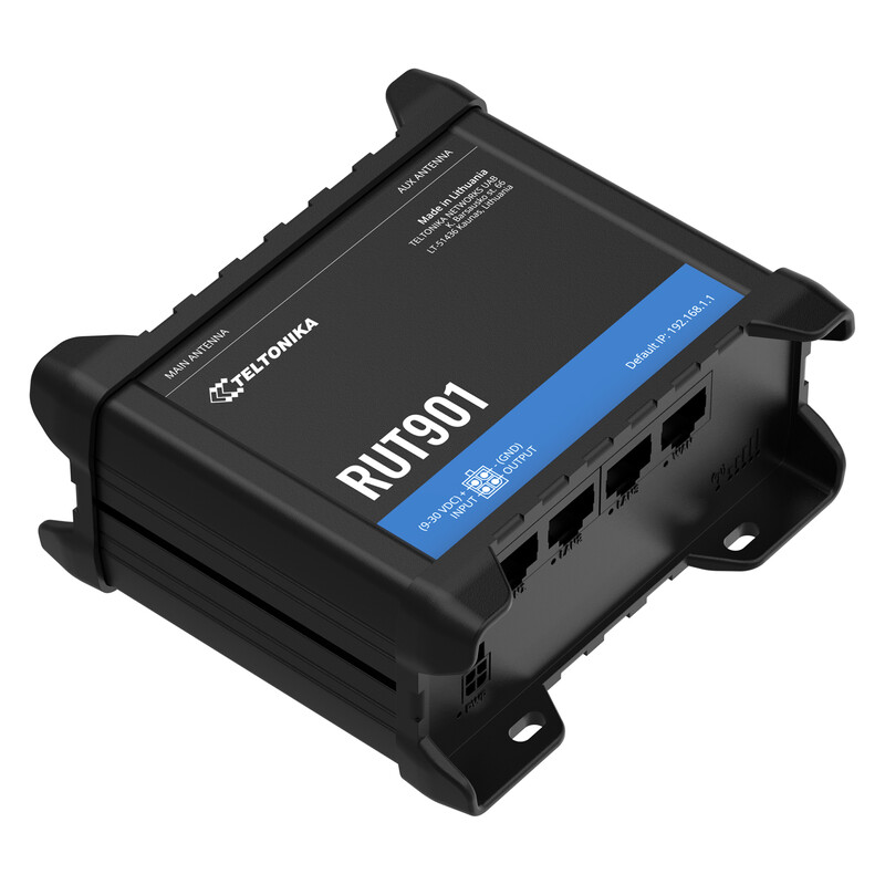 teltonika Router 4g lte cat4 dualsim passpoe-in