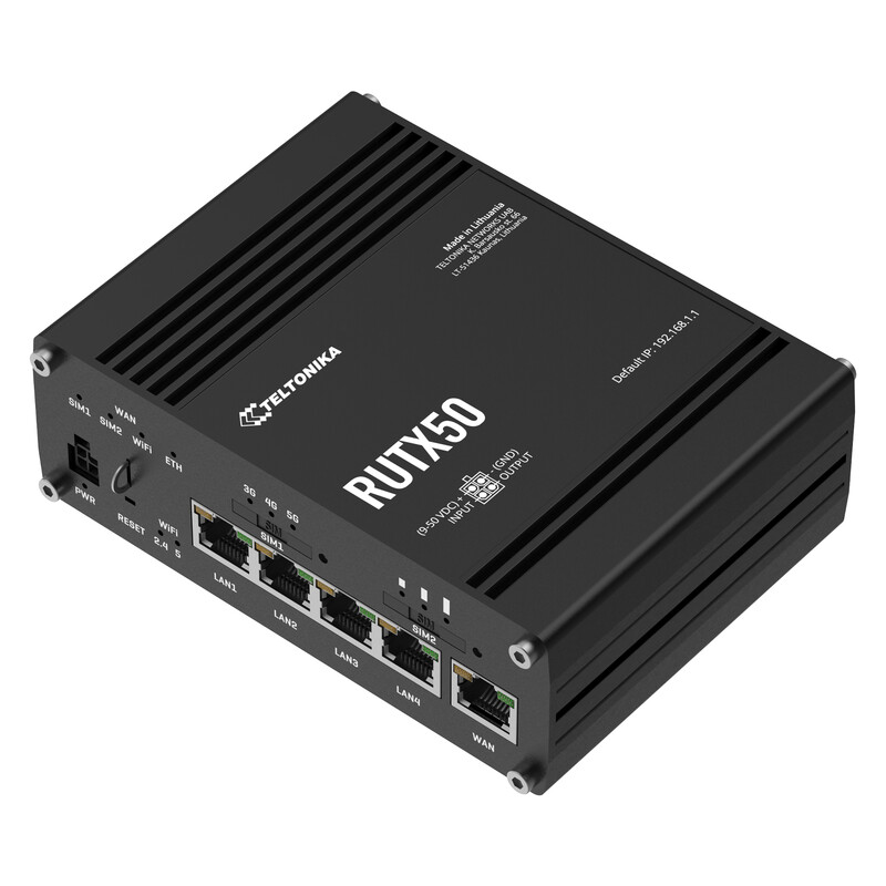 teltonika Router 5g nr cat20 wifi dualsim vpn