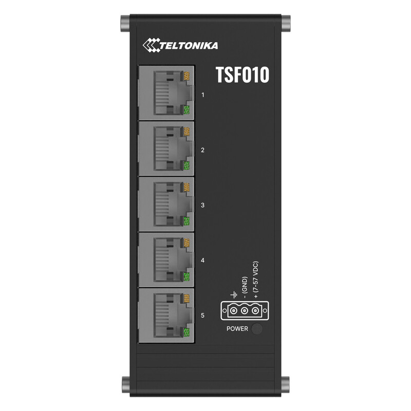 teltonika Ethernet kytkin 5-port 10/100m industrial din