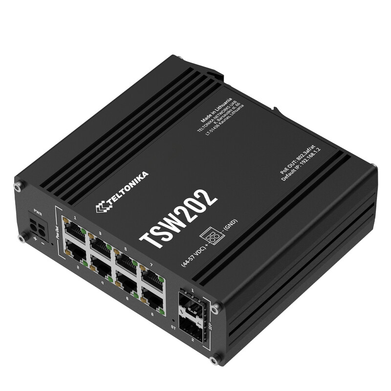 teltonika Ethernet switch 8xgb+2xsfp managed poe+