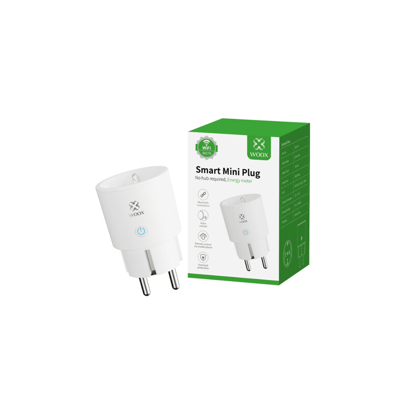 woox Smart plug wifi mini 1x 16a 3680w +monitor