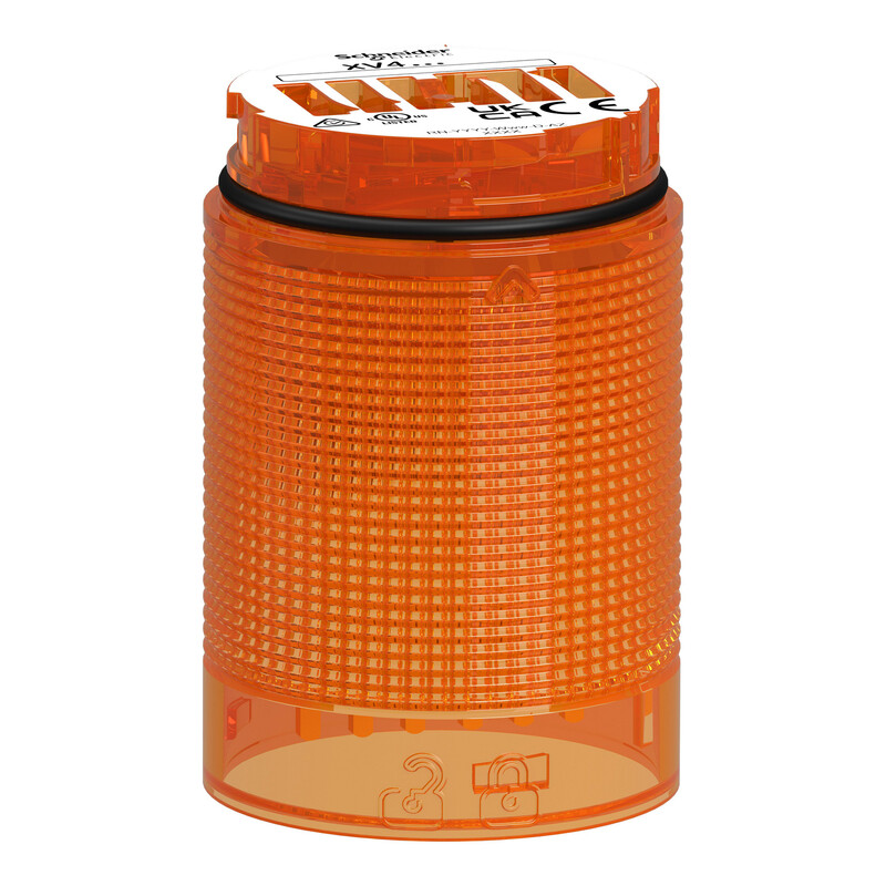 schneider electric Signalljus harmony xv4 stadigt orange färgat lins