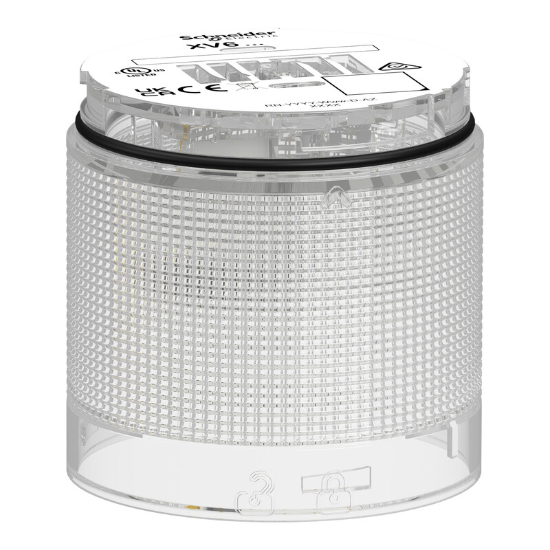 schneider electric Signalljus harmony xv6 stadigt blått klart lins