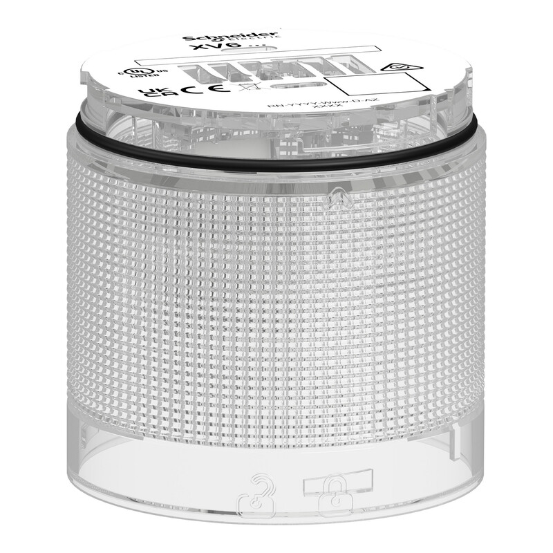schneider electric Signalljus harmony xv6 blinkande vit färglins