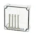 fibox Lock för kapsling pc ekh-80 t 80mm klar