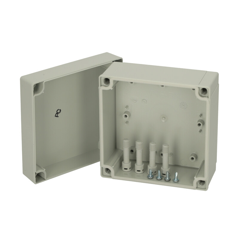 fibox Asennuskotelo abs mnx fibox abs 125/75 hg 130x130x75 har