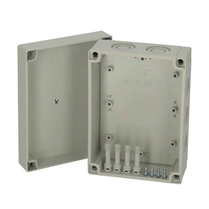 fibox Asennuskotelo pc mnx fibox pcm 150/75 g 180x130x75 harmaa