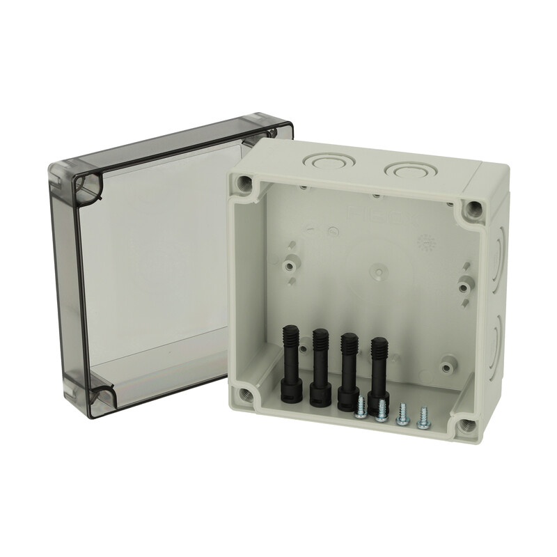 fibox Asennuskotelo pc mnx fibox pcm 125/75 t 130x130x75 savu