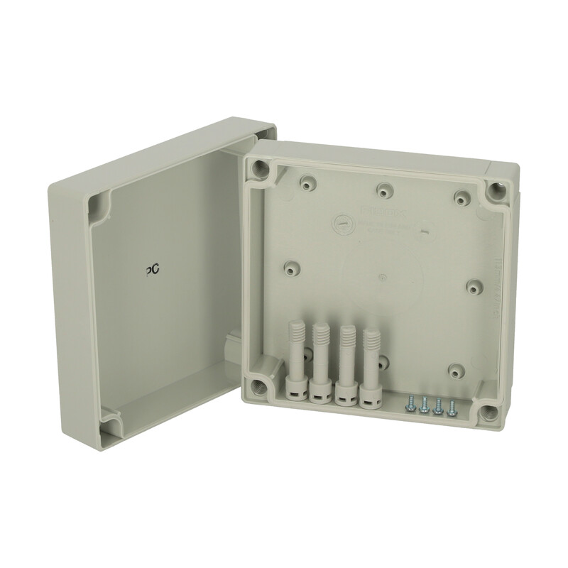 fibox Asennuskotelo pc mnx fibox pc 125/50 lg 130x130x50 harmaa