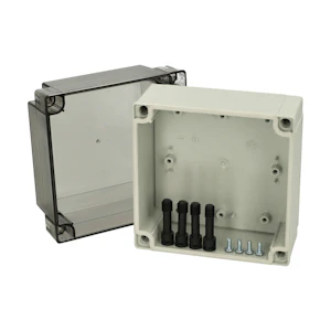 fibox Asennuskotelo pc mnx fibox pc 125/100 ht 130x130x100 savu