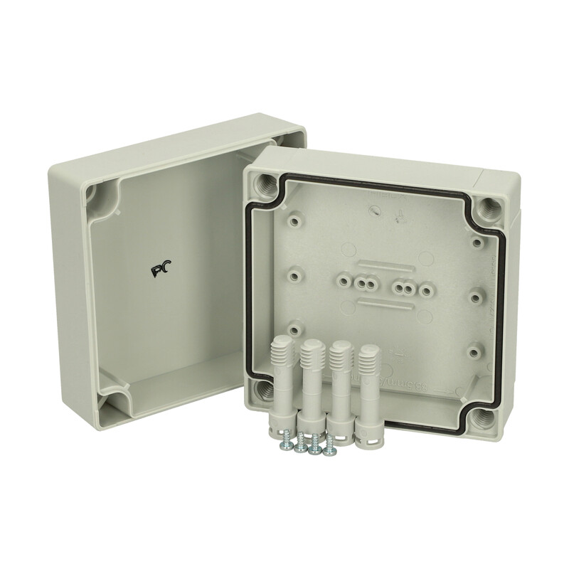 fibox Asennuskotelo pc mnx fibox pc 95/50 lg 100x100x50 harmaa