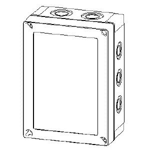 fibox Asennuskotelo pc mnx fibox pcm 150/60 g 180x130x60 har
