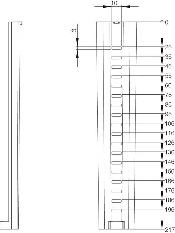 fibox Switch panel accessory cbs arca 30