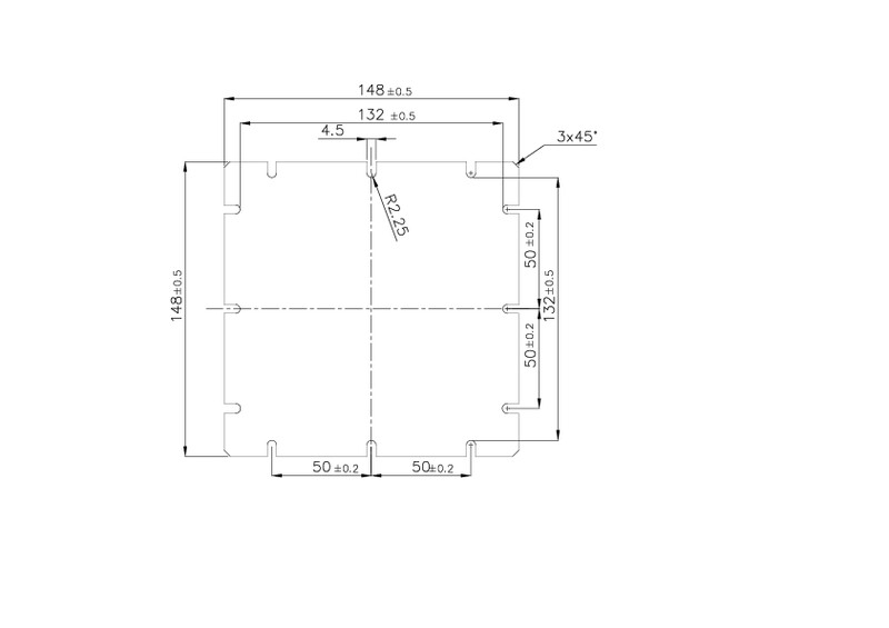 fibox Asennuslevy mnx fibox miv 175 148x148mm