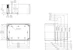 fibox Asennuskotelo pc mnx fibox pc 150/100 xhg 180x130x100 har