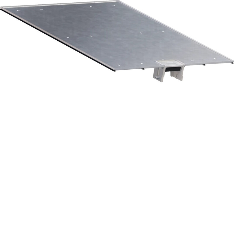 hager Screed-flush trunking lid bkg bkg fe 400x1000mm rec. le zn