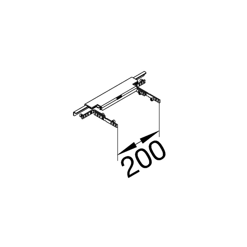 hager T-kappale tehalit bkg bkg/bkb leveys 200mm
