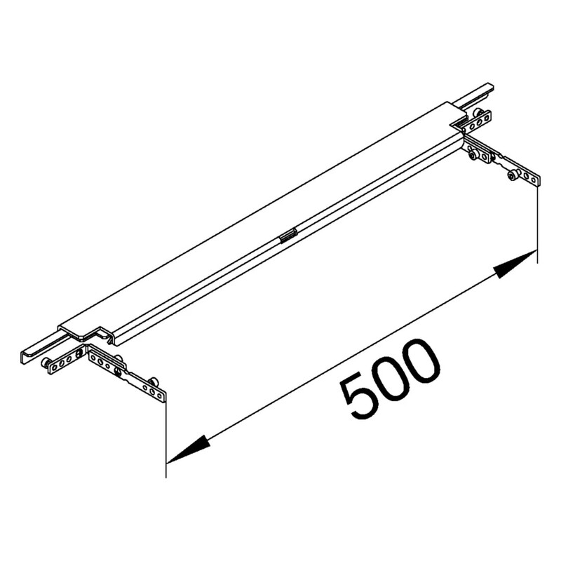 hager T-kappale tehalit bkg bkg/bkb leveys 500mm