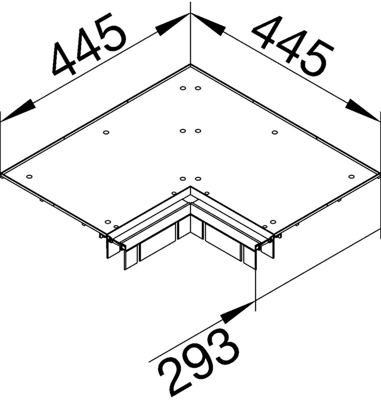 hager Liggande vinkel bas bkb bkb300532w3