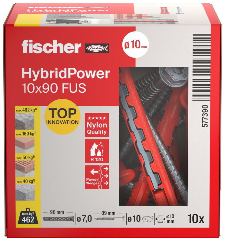 fischer Hybridpower tulppa 10x90 fus tx40/sw13 10kpl