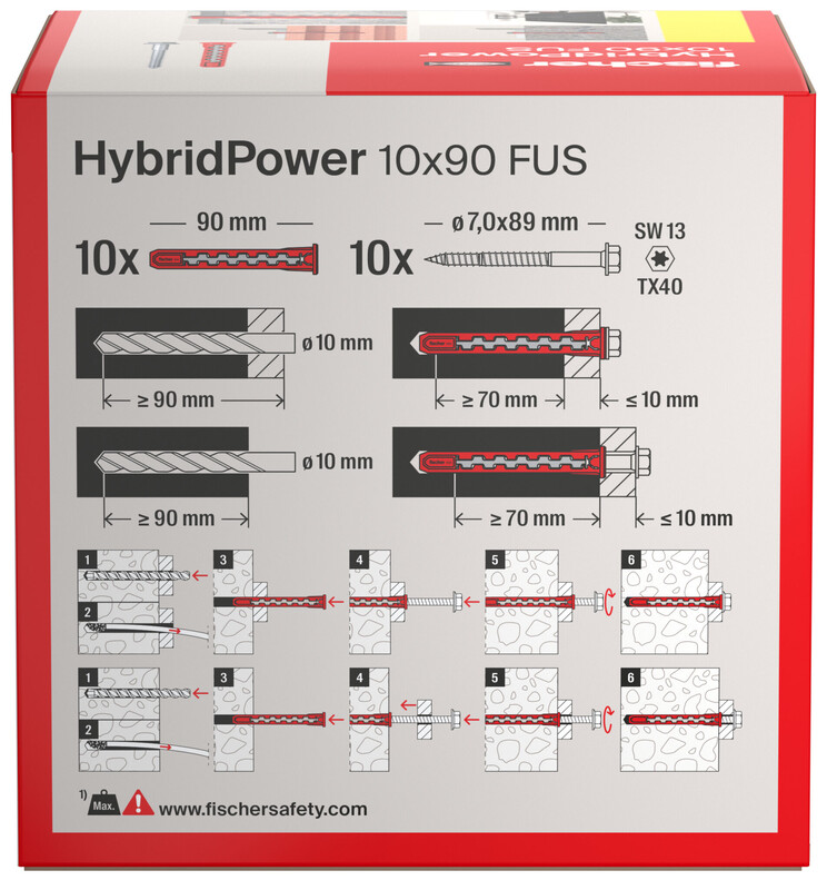 fischer Hybridpower tulppa 10x90 fus tx40/sw13 10kpl