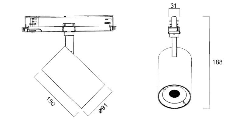 sylvania Kohdevalaisin pixo large 40w 5200lm 940 da mu