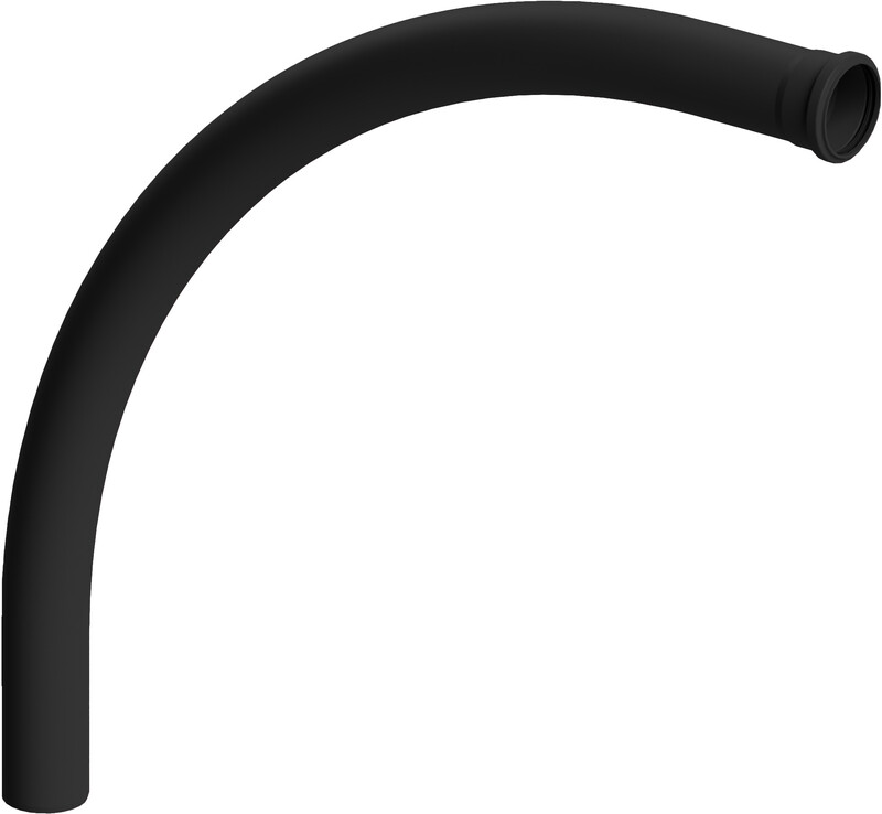 uponor Cable ducting bend black pvc 50x90 r1000 sn8 opto