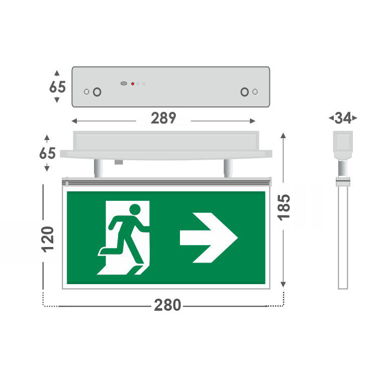kamic Opastevalaisin sld-28/sp lounge led