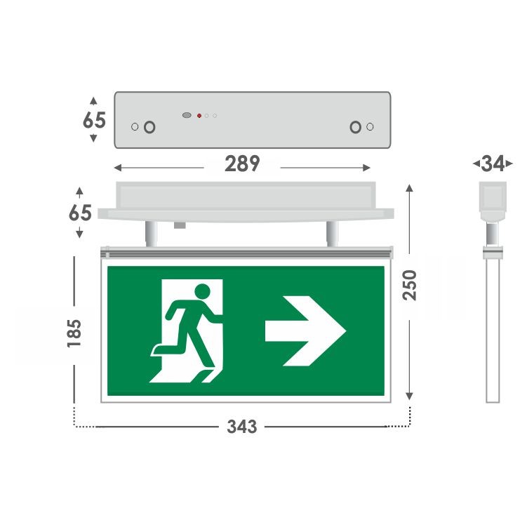 kamic Opastevalaisin sld-34/cbs/sp lounge led