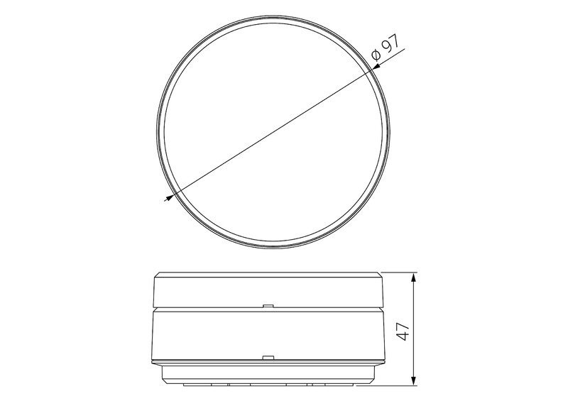 kamic Turvavalaisin arque qval-250li-4