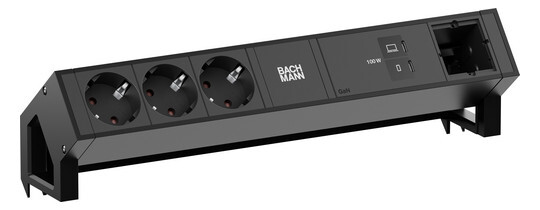 PISTORASIAPANEELI DESK2 3 X PR USB C/C 100W CM