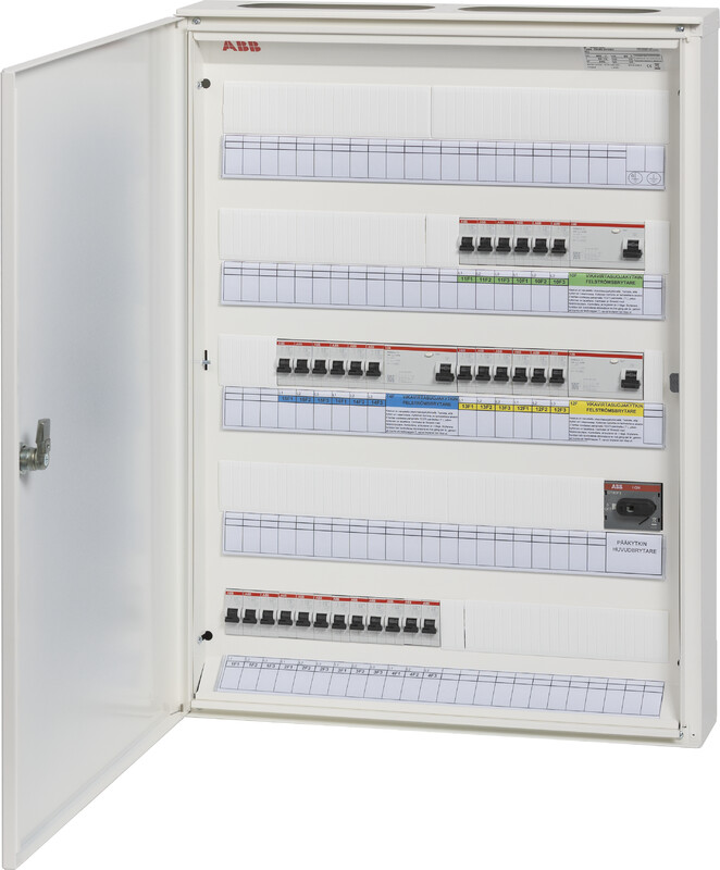 abb smart buildings Distribution board fe näpsä rk80-3v30u 80a ip34