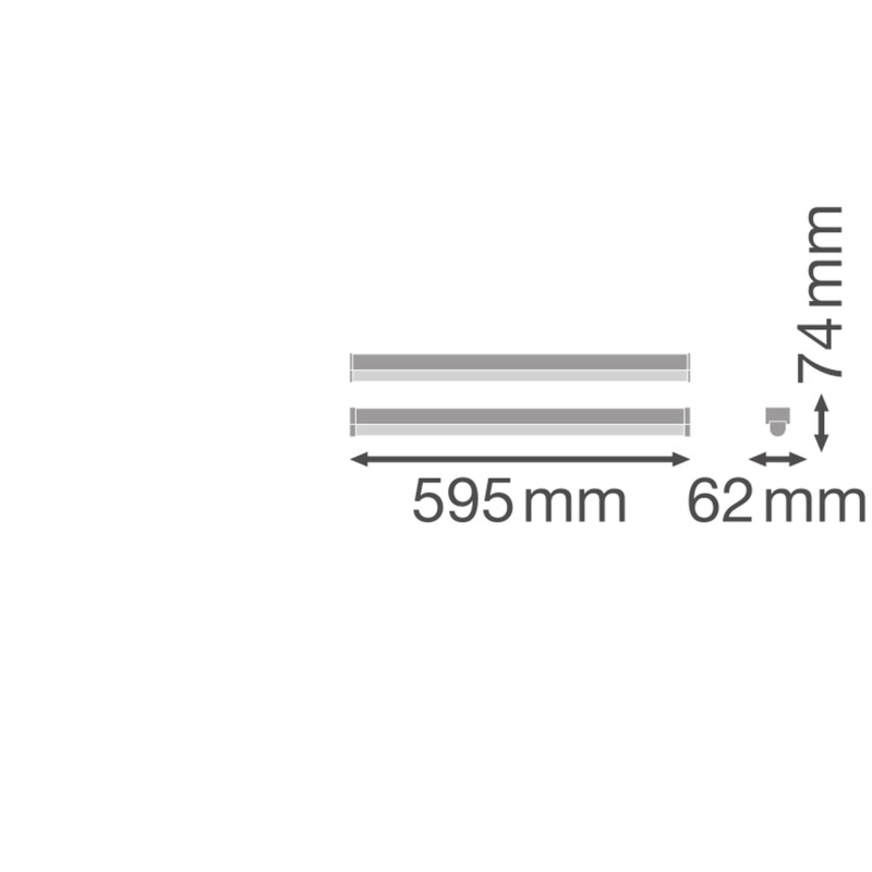 ledvance Pinta-asennusvalaisin linear uo 600 21w cct ml