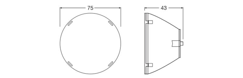 ledvance Light distribution accessories tr sp reflector 30w 36d
