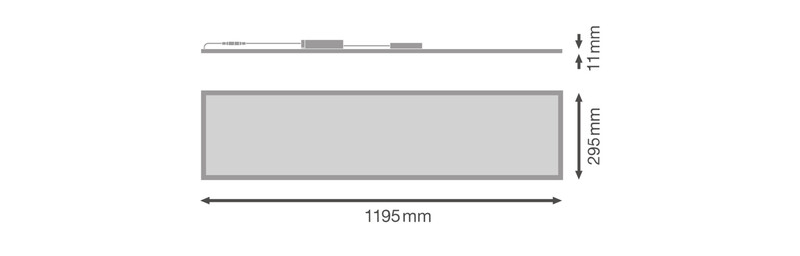 ledvance Moduulivalaisin panel pfm pl cmft 1200 33w/830 zigbee