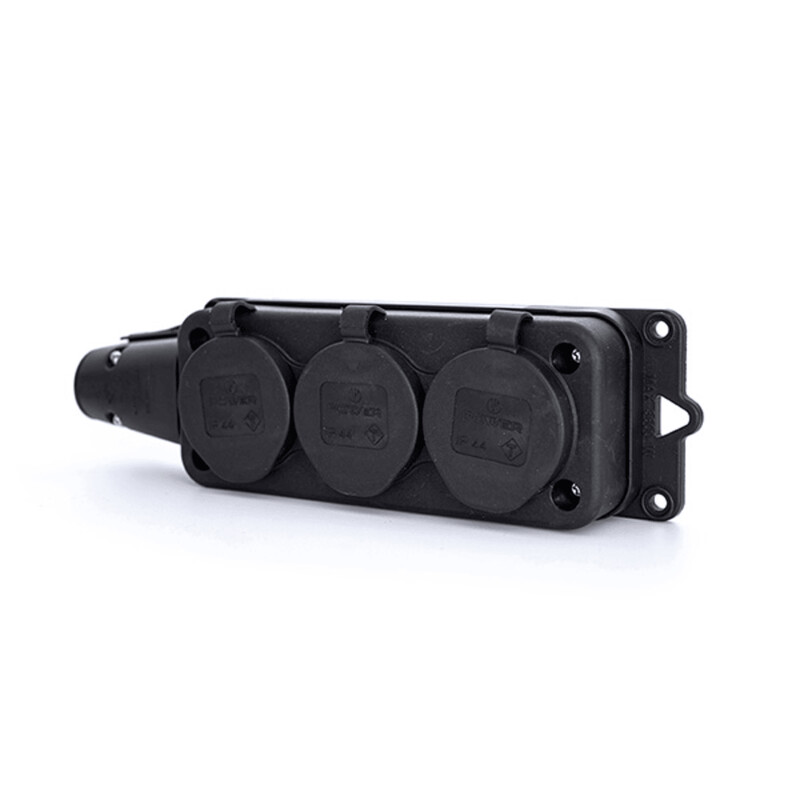 JATKOPISTORASIA POWER SOLID 3S/16A/250V/IP44 TPE MU