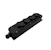 norwesco Skarvuttag power solid 4s/16a/250v/ip54 tpe svart