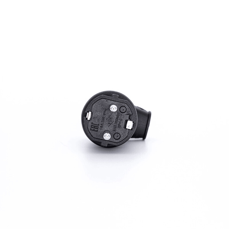 norwesco Plug power solid 16a/250v/ip44 tpe s 90 black