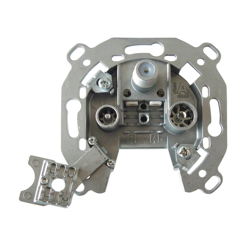 ANTENNA BOX END OUTLET TRIPLE FM/TV/SAT
