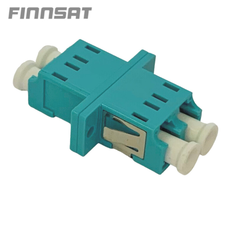 ADAPTER OM3 LC/LC DUPLEX AQUA