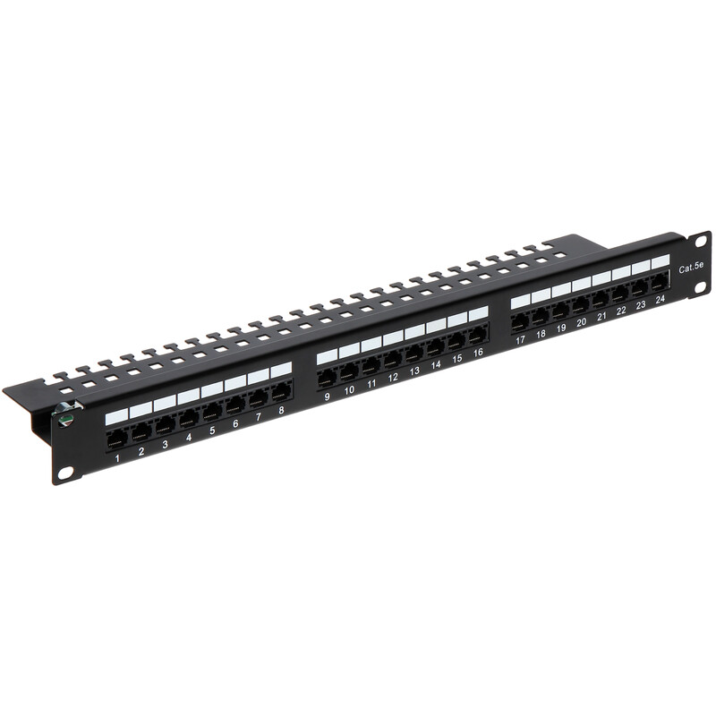 PANEELI-KUPARI FINNSAT 19IN 1RU 24xRJ45, KEYSTONE