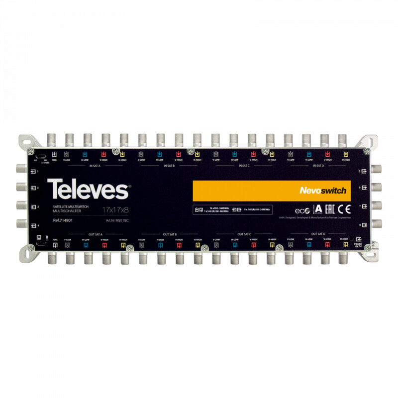 televes Välitaajuuskytkin finnsat suorajakelukytkin 17x17x8