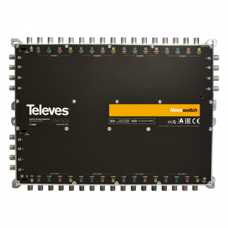 televes Välitaajuuskytkin finnsat suorajakelukytkin 17x17x12