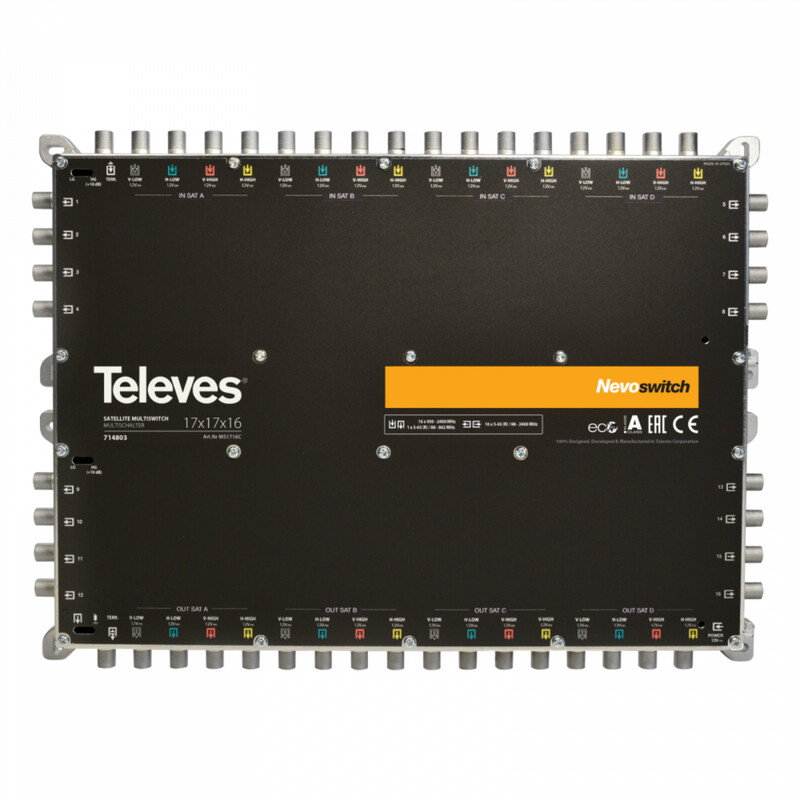 televes Välitaajuuskytkin finnsat suorajakelukytkin 17x17x16